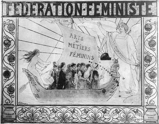Poster Advertising the Feminist Federation